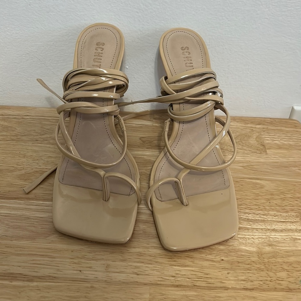 Schultz women nude heels size 10.5